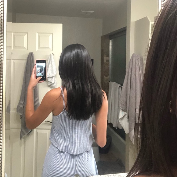 Striped Romper - Picture 2 of 3